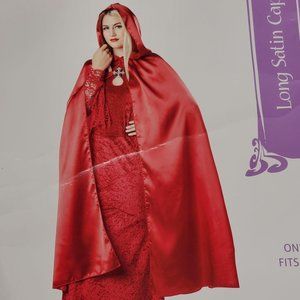 Seasons Cape Costume OS Red